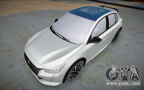 Peugeot 208 2020 (interior lowpoly) for GTA San Andreas