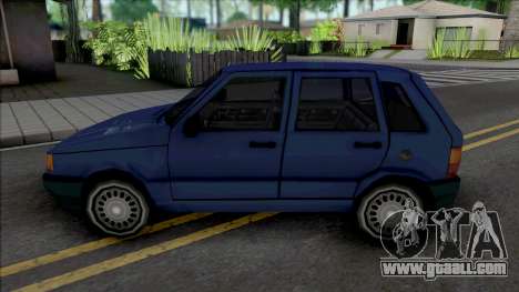 Fiat Uno 1995 Blue for GTA San Andreas