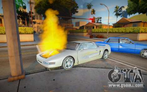The engine does not work when it is ignited for GTA San Andreas