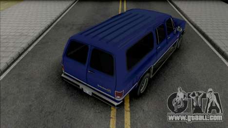 Chevrolet Suburban 1986 Improved for GTA San Andreas