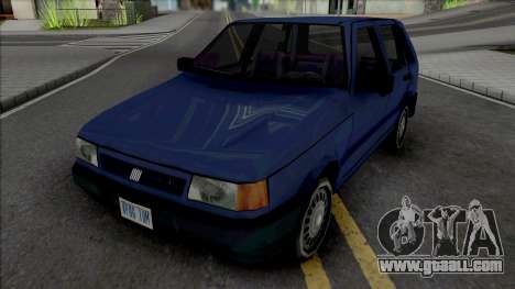 Fiat Uno 1995 Blue for GTA San Andreas