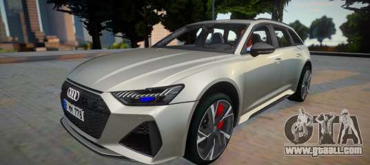 Audi RS6 2020 Silver Style