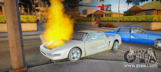 The engine does not work when it is ignited
