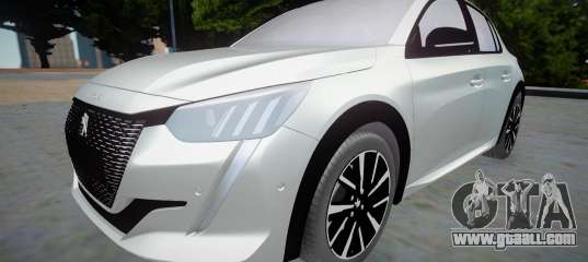 Peugeot 208 2020 (interior lowpoly)