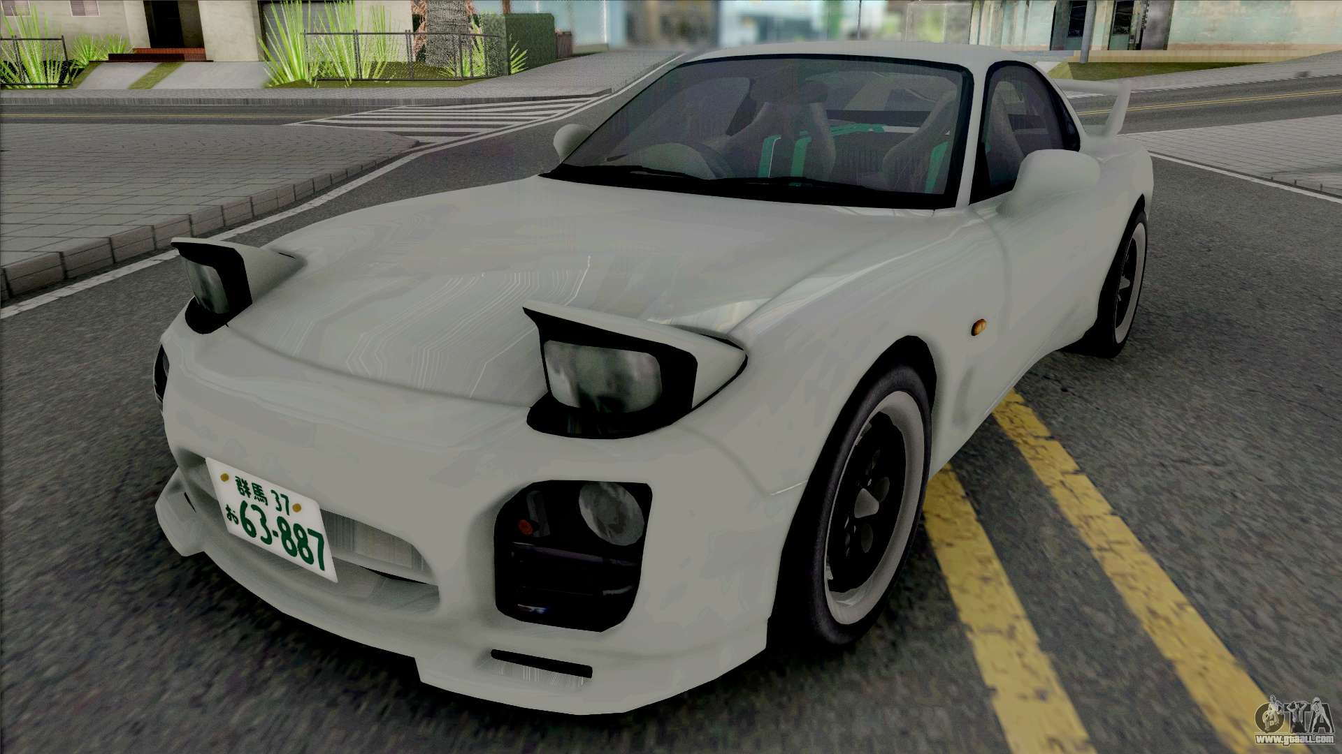 Mazda Rx 7 Fd3s A Spec Initial D 4th Stage For Gta San Andreas
