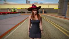GTA Online Skin Ramdon Female Allian Dress Witch for GTA San Andreas
