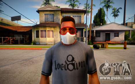 GTA V Trevor Prologue Mask For CJ for GTA San Andreas