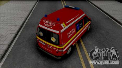 Volkswagen Transporter T5 Fire Brigade Ambulance for GTA San Andreas