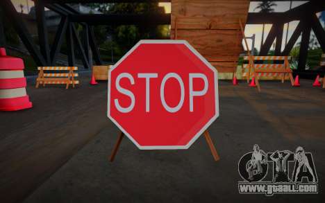 Road signs HD for GTA San Andreas