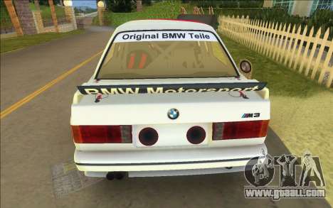 BMW M3 E30 DTM Group A for GTA Vice City