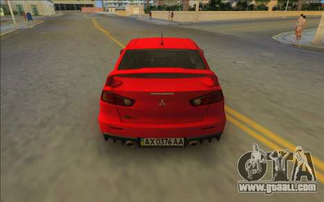Mitsubishi Lancer Evolution X for GTA Vice City