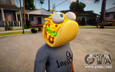 Fortnite Taco Mask For Cj for GTA San Andreas