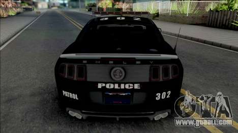 Ford Mustang Shelby GT500 Police for GTA San Andreas