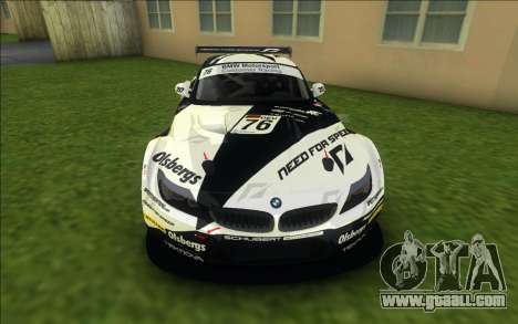 BMW Z4 GT3 for GTA Vice City