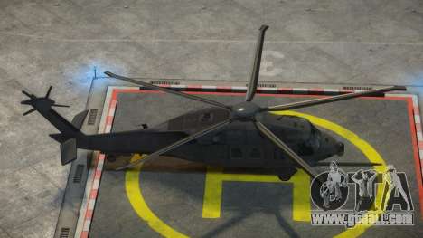 1975 Sikorsky UH-60 Black Hawk for GTA 4