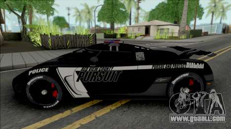 Koenigsegg Agera R Police from NFS Rivals for GTA San Andreas