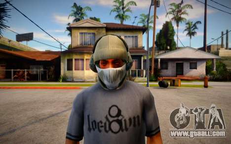 Phantom Mask For CJ for GTA San Andreas
