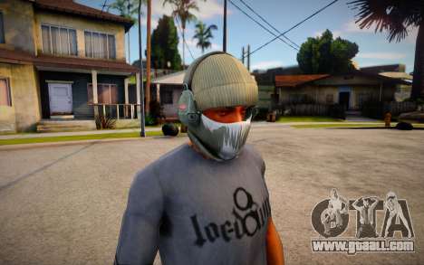 Phantom Mask For CJ for GTA San Andreas