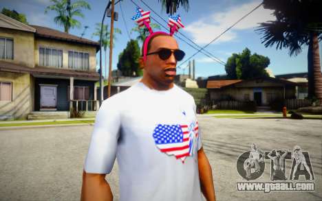 T-shirt Independence Day DLC V1 for GTA San Andreas