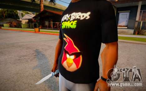 Angry Birds Space T-Shirt for GTA San Andreas