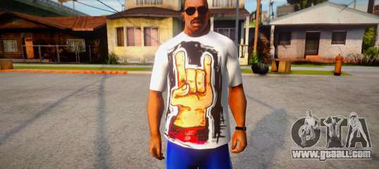 Rock Hand White T-Shirt