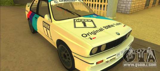 BMW M3 E30 DTM Group A for GTA Vice City