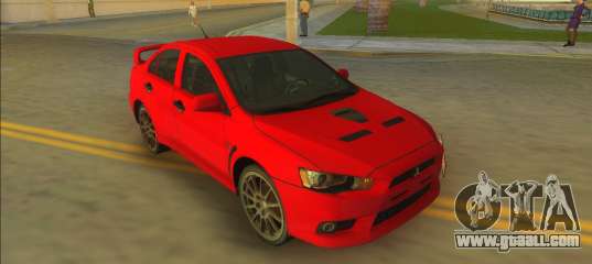 Mitsubishi Lancer Evolution X for GTA Vice City