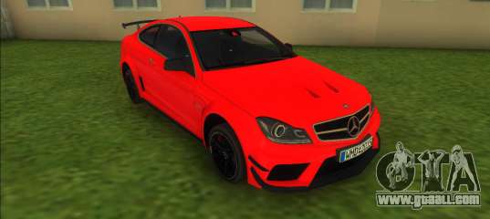 Mercedes-Benz C63 AMG Black Series 2012 for GTA Vice City