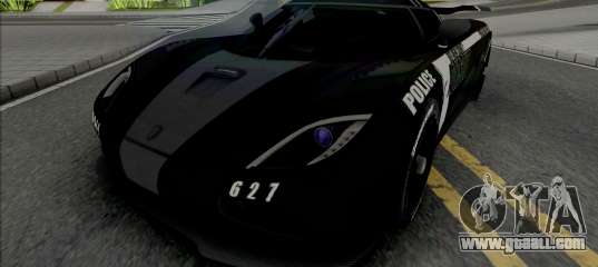 Koenigsegg Agera R Police from NFS Rivals