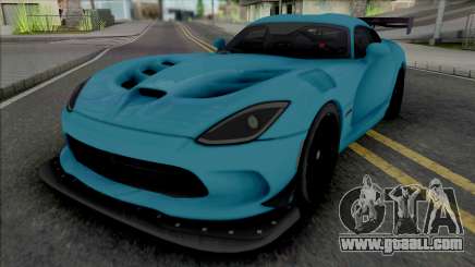 Dodge Viper ACR 2016 (SA Lights) for GTA San Andreas