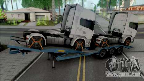 Transporter Cargo Truck Trailer for GTA San Andreas