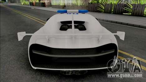 Bugatti Chiron Police for GTA San Andreas