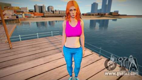 Female Sport from Adobe Fuse 2018 for GTA San Andreas