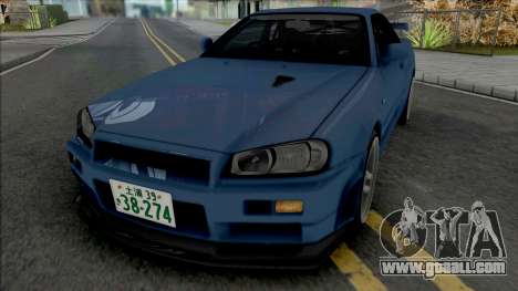 Nissan Skyline GT-R (BNR34) Initial D 4th Stage for GTA San Andreas