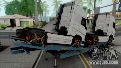 Transporter Cargo Truck Trailer for GTA San Andreas