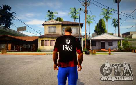 T-shirt Till Lindemann 50 for GTA San Andreas