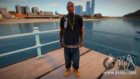 Tupac Shakur v2 for GTA San Andreas