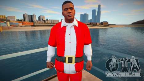 Franklin in a Christmas suit for GTA San Andreas