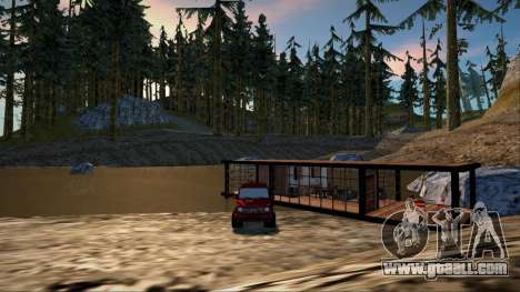 Swamp cabin safehouse for GTA San Andreas