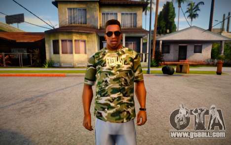 Camouflage T-shirt for GTA San Andreas