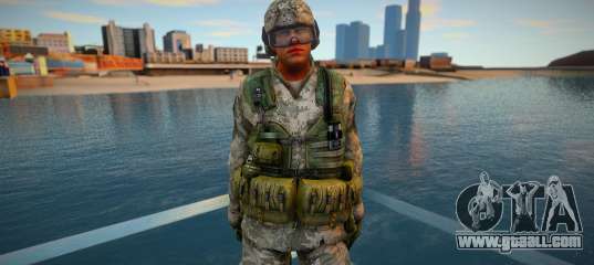Soldier of the Fourth Infantry Division of the United States