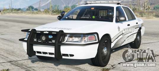 Ford Crown Victoria P71 Police Interceptor 2011〡Sheriff K-9 Unit [ELS]〡red &amp; blue emergency lights for GTA 5