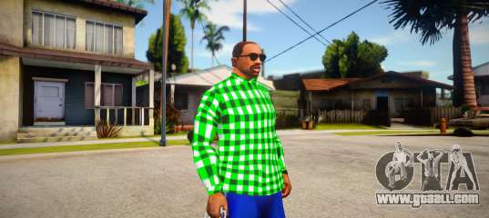 Green shirt