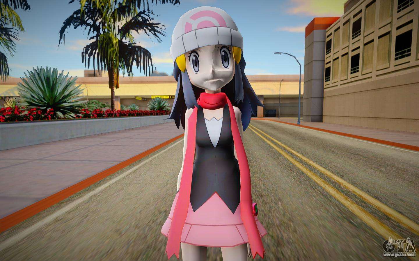 Dawn from Pokemon Masters for GTA San Andreas