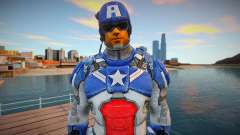 Captain America (Modern Soldier Costume) for GTA San Andreas