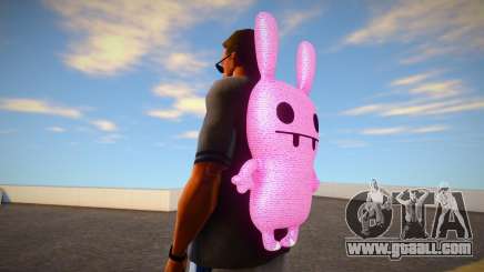Pink rabbit backpack for GTA San Andreas