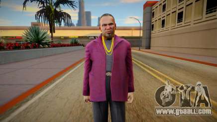 Gangster in a crimson jacket for GTA San Andreas