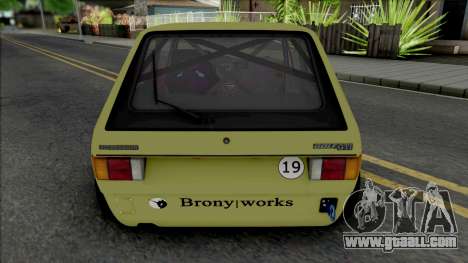 Volkswagen Golf MK1 Brony Works Race Car for GTA San Andreas