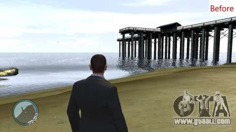 Lower The Water Level Mod for GTA 4