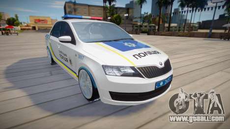 Skoda Rapid - Patrol Police of Ukraine for GTA San Andreas